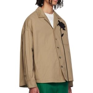 Valentino Beige Flower Shirt